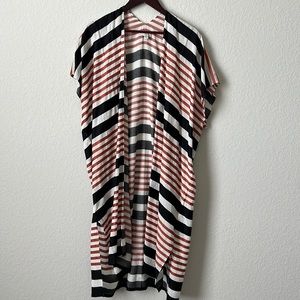 Women’s LOFT Stripped Kimono Size M/L